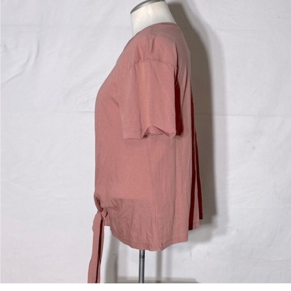 Z supply pink tie front T shirt M - Picture 3 of 13